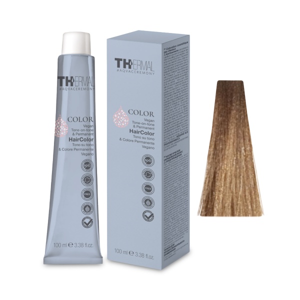 Emsibeth Краска для волос 8,0 THERMAL COLOR SPA Light Blonde, Светлый блондин, 100 мл купить