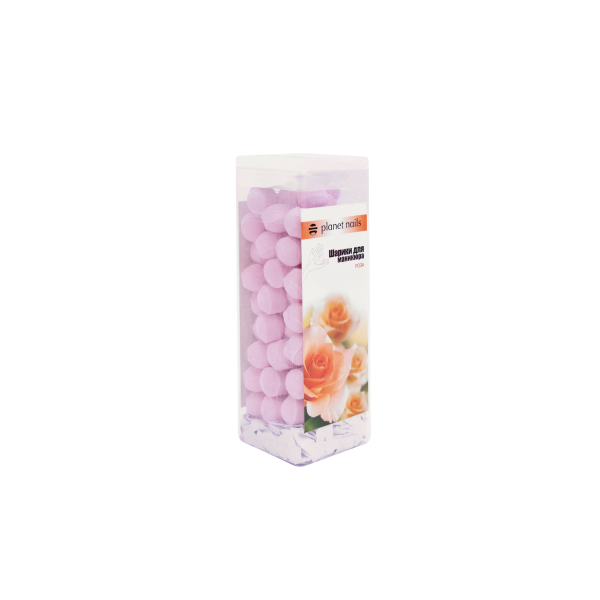 Planet Nails Шарики для маникюра, Роза, 250 гр купить