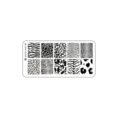 Planet Nails Пластина для Stamping Nail Art, №60 купить