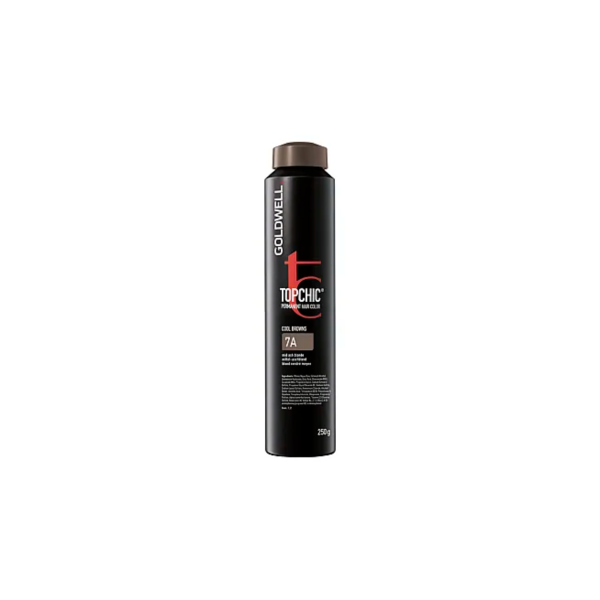 Goldwell Стойкая краска для волос Topchic, 7A пепельно-русый, баллон, 250 мл купить
