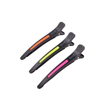 Ollin Professional Зажимы с силиконовыми вставками, пластиковые, 6 шт купить