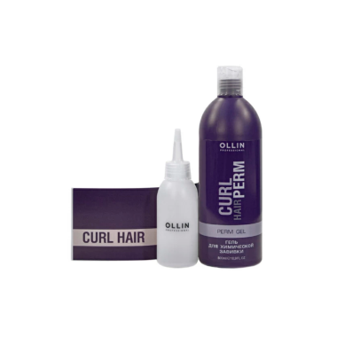 Ollin Professional Гель для химической завивки с инструкцией, флаконом и апликатором Curl Hair Perm Gel, 500 мл купить