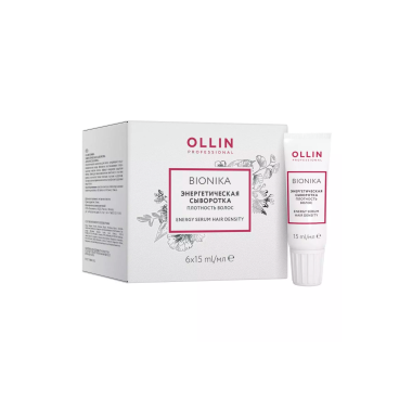 Ollin Professional Энергетическая сыворотка плотность волос Bionika, 6 х 15 мл купить