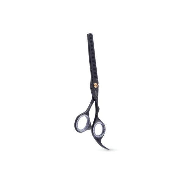Jacks Beauty Ножницы филировочные для груминга с лапкой, черные, 22 см, 8.5" купить