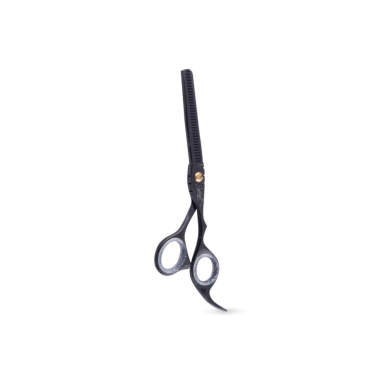Jacks Beauty Ножницы филировочные с лапкой, черные, 18 см, 7" купить