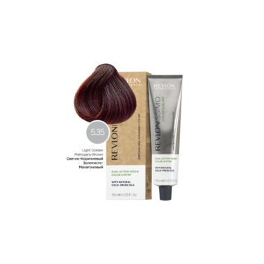 Revlon Professional Перманентный краситель веганский Revlonissimo Color Sublime, 5.35, 75 мл купить
