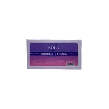 Solalove Мягкие гелевые типсы для наращивания, Миндаль Long, 552 шт купить