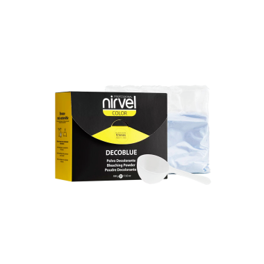 Nirvel Professional Обесцвечивающая пудра в банке до 5 тонов Decobasic, синяя, 500 гр купить