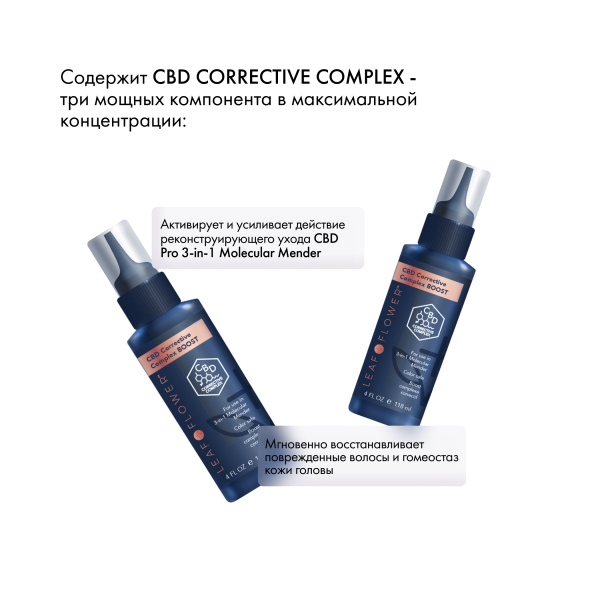 Leaf&Flower Бустер-активатор CBD Corrective Complex Boost, 118 мл купить