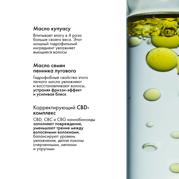 Leaf&Flower Проф. уход для восстан. и укрепления структуры завитка CBD Pro Curl Defining Treatment, 500 мл купить