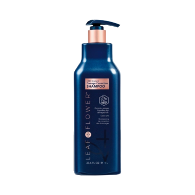 Leaf&Flower Шампунь для мгновенного восстановления поврежденных волос CBD Instant Damage Correction Shampoo, 1000 мл купить