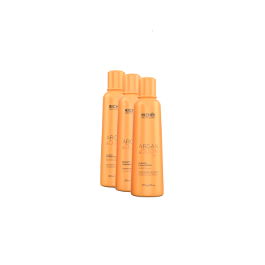 Richee Professional Набор для кератинового выпрямления волос Argan e Ojon Kit Box, 3*250 мл купить