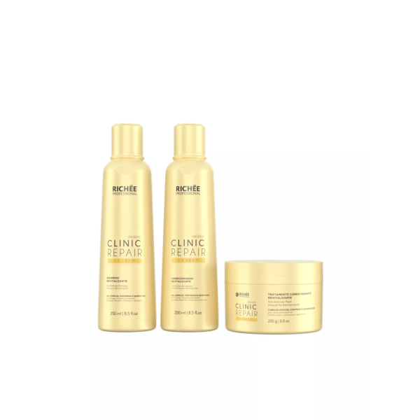Richee Professional Система клинического восстановления Clinic Repair System Kit Box Clinic Repair System, 3*250 мл купить