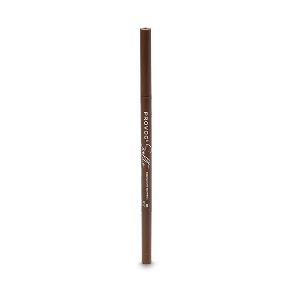 Provoc Ультратонкий карандаш для бровей Svelte Precision Tip brow pen, Brun 01 коричневый, 0.3 гр купить