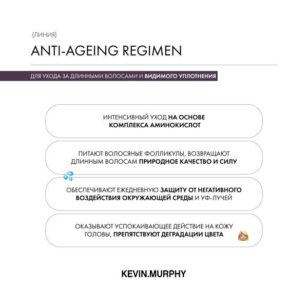 Kevin.Murphy Шампунь для укрепления и восстановления длинных волос [Янг.Эгейн] Young.Again.Wash, 1000 мл купить