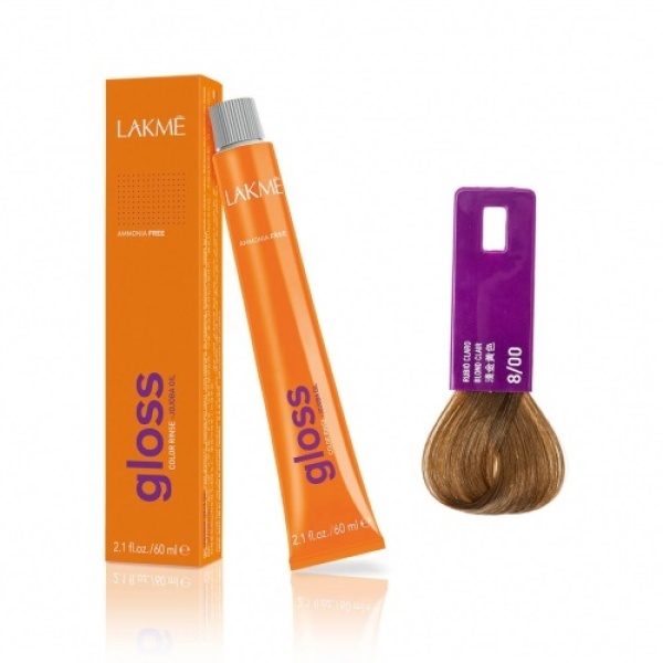 Lakme Крем-краска Gloss, 8/00 Светло-белокурый, 60 мл купить