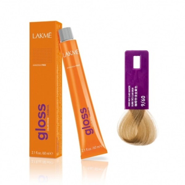 Lakme Крем-краска Gloss, 9/60 Светлый блондин коричневый, 60 мл купить