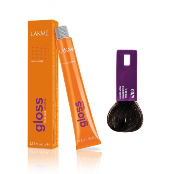 Lakme Крем-краска Gloss, 4/00 Средне-каштановый, 60 мл купить