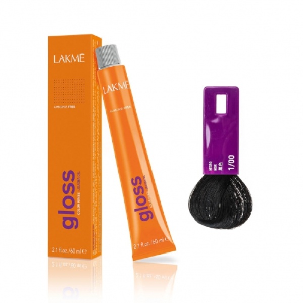 Lakme Крем-краска Gloss, 3/00 Темно-каштановый, 60 мл купить