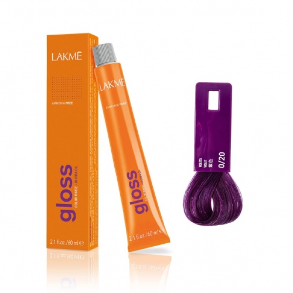 Lakme Крем-краска Gloss, 0/20 Фиолетовый микстон, 60 мл купить