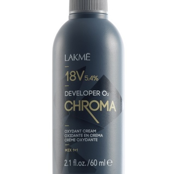 Lakme Стабилизированный крем-окислитель Chroma Developer, 18V (5,4%), 60 мл купить