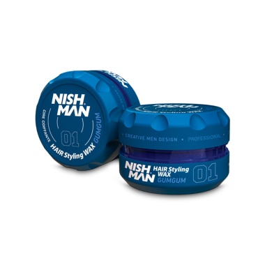 Nishman Воск для волос на водной основе Aqua Hair Styling Wax, 01 GumGum Аромат Жвачка, 150 мл купить