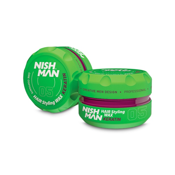 Nishman Воск для волос на водной основе Aqua Hair Styling Wax, 05 Keratin Аромат Лесные ягоды, 150 мл купить