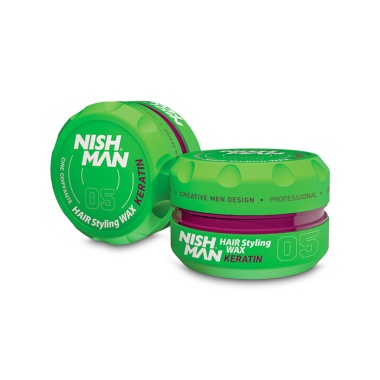 Nishman Воск для волос на водной основе Aqua Hair Styling Wax, 05 Keratin аромат лесные ягоды, 100 мл купить
