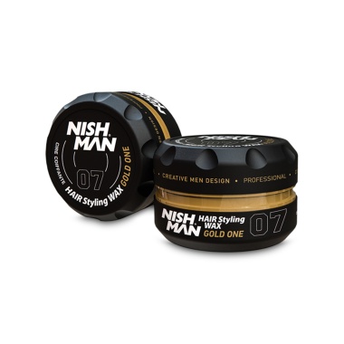 Nishman Воск для волос на водной основе Aqua Hair Styling Wax, 07 Gold One аромат 1 Million, 150 мл купить