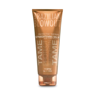 Brazilian Blowout Защитный термоактивный выпрямляющий бальзам для волос на основе ягоды асаи, 240 мл купить