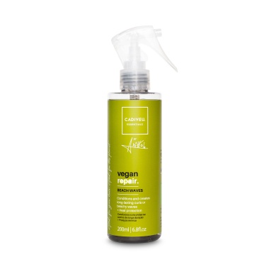 Cadiveu Professional Спрей-мист пляжные локоны Веган Vegan Repair Beach Waves, 200 мл купить