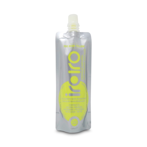 Iroiro Семи-перманентный краситель для волос 300 Neon Yellow, Неоновый желтый, 118 мл купить