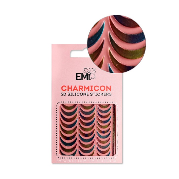 E.Mi Силиконовые стикеры Charmicon 3D Silicone Stickers, №101 Лунулы купить