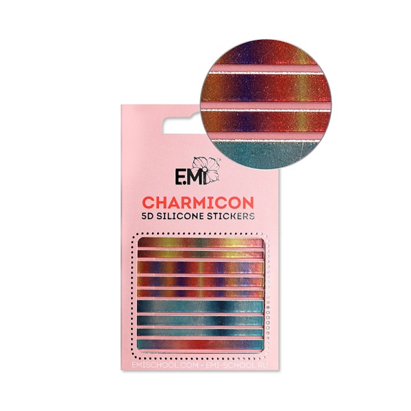 E.Mi Силиконовые стикеры Charmicon 3D Silicone Stickers, №102 Линии купить