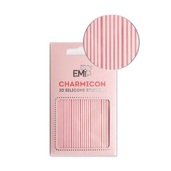 E.Mi Силиконовые стикеры Charmicon 3D Silicone Stickers, №163 Линии белые купить