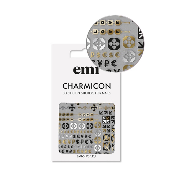 E.Mi Силиконовые стикеры Charmicon 3D Silicone Stickers, №174 Значки и символы купить