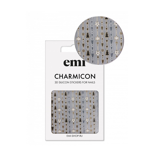 E.Mi Силиконовые стикеры Charmicon 3D Silicone Stickers, №200 Гирлянда купить