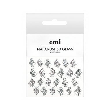 E.Mi Слайдер-дизайн Nailcrust 5D Glass, №5 Геометрия купить