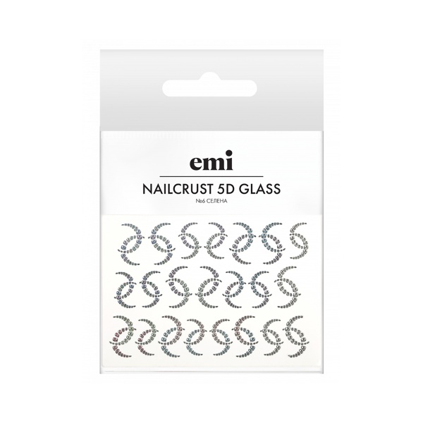 E.Mi Слайдер-дизайн Nailcrust 5D Glass, №6 Селена купить