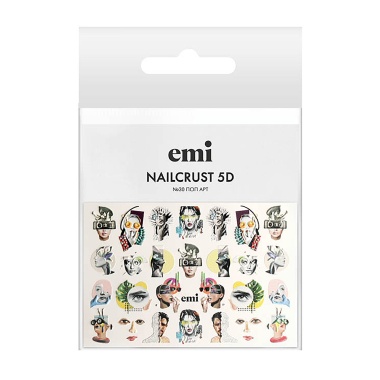 E.Mi Слайдер-дизайн Nailcrust 5D, №30 Поп-арт купить