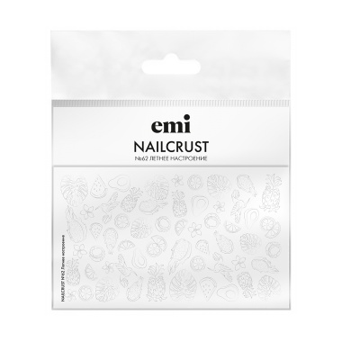 E.Mi Трафареты-слайдеры Nailcrust, №62 Летнее настроение купить