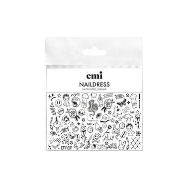 E.Mi Слайдер-дизайн Naildress Slider Design, №79 Интро_черный купить