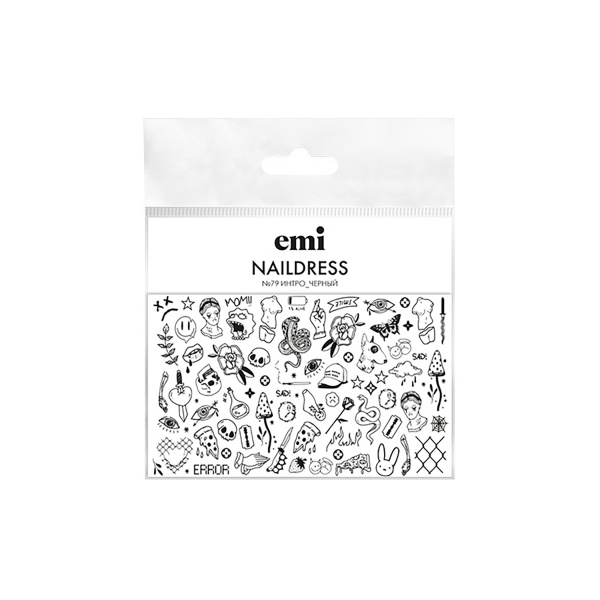 E.Mi Слайдер-дизайн Naildress Slider Design, №79 Интро_черный купить