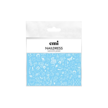 E.Mi Слайдер-дизайн Naildress Slider Design, №80 Интро_белый купить