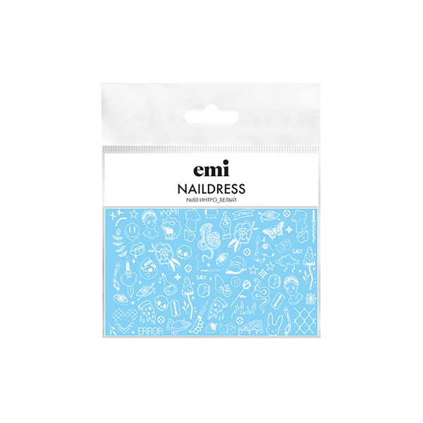 E.Mi Слайдер-дизайн Naildress Slider Design, №80 Интро_белый купить