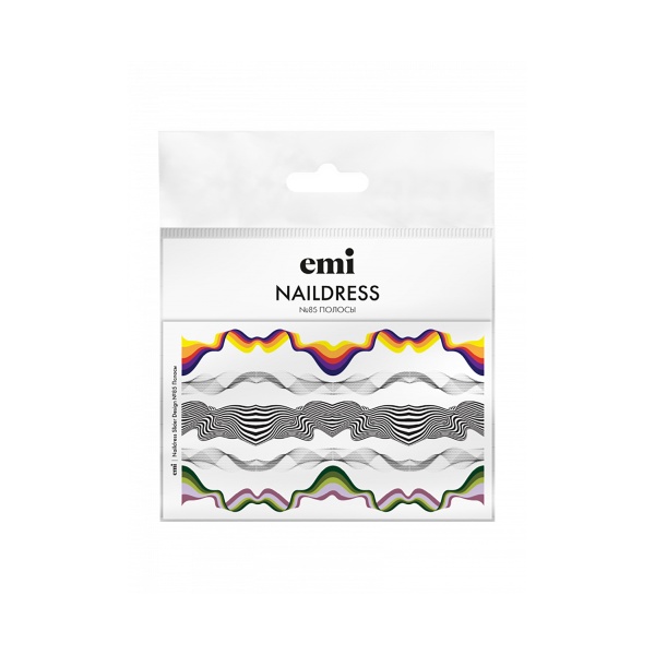 E.Mi Слайдер-дизайн Naildress Slider Design, №85 Полосы купить