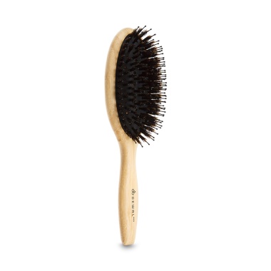 Dewal Pro Щетка массажная Bamboo, деревянная, круглая, 11 рядов купить