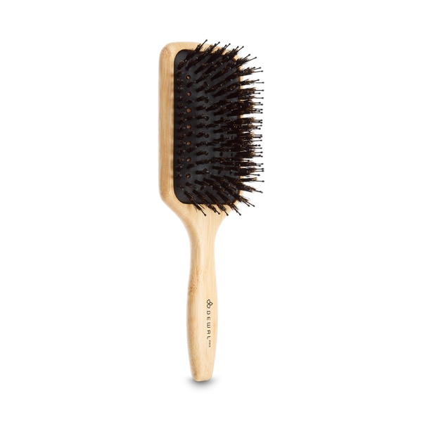 Dewal Pro Щетка массажная Bamboo, деревянная, прямоугольная, 11 рядов купить