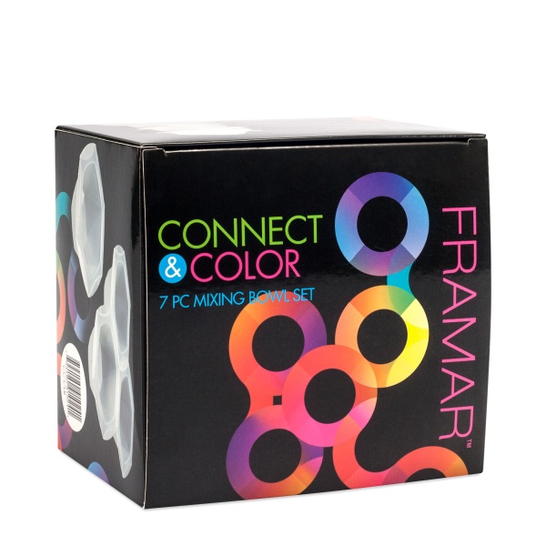 Framar Соединяющиеся миски для окрашивания в наборе Connect & Color Bowls, 7 шт купить