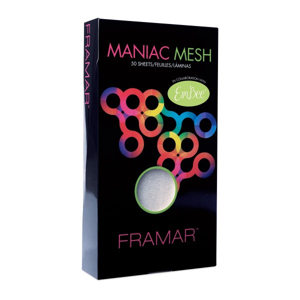 Framar Многоразовые меш-пластины для окрашивания прядей Maniac Mesh, 50 шт купить